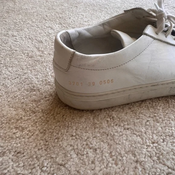 Original Leather Achilles Low in White Common Projects women’s - Picture 4 of 9